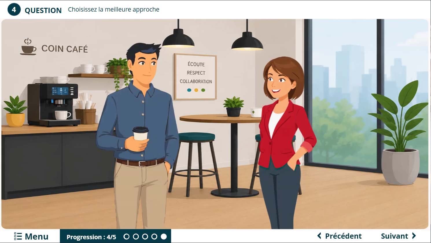 Dialogue interactif
